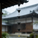 Functional Gardens Decoration Rain Chain Antique Styles Outdoor for Effective Gardens Drainage Decoration