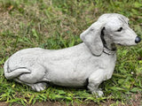 Dachshund Figure Gift Dog Lover Backyard Decor Garden Statue Concrete pet Outdoor Sculpture Pet Decor Dog Statue Memorial Stone
