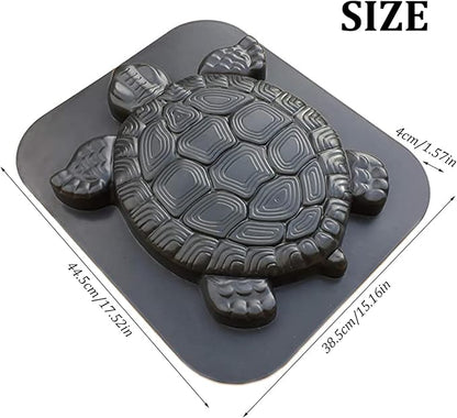 Concrete Molds, DIY Turtle Shape Stepping Stone Molds Reusable Personalized Garden Decor Tortoise Pavement Mold for Crafting Statue, Pathway..