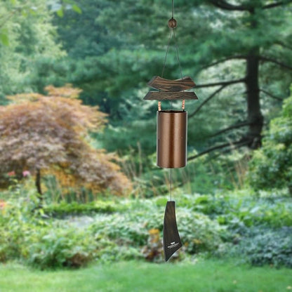 Woodstock Chimes Signature Collection, Dharma Cowbell, 28'' Wind Bells for Outdoor, Patio, Home or Garden Décor (DB)