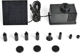 Solar Powered Water Fountain with Multiple Spray Heads, Solar Water Pump for Bird Bath, Garden Pond, Patio & Outdoor DecorationSolar PumpSolar FountainSolar Fountain Pump