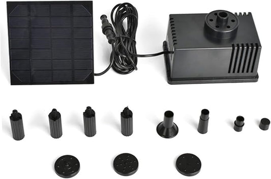 Solar Powered Water Fountain with Multiple Spray Heads, Solar Water Pump for Bird Bath, Garden Pond, Patio & Outdoor DecorationSolar PumpSolar FountainSolar Fountain Pump