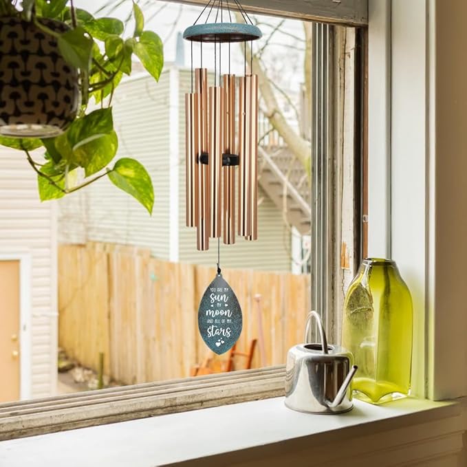 ASTARIN Wedding Gifts Wind Chime, Personalized Names & Date Wind Chimes Gifts for Couple 2026, Wedding Gift for Newlywed Husband Wife, Engagement Gift Valentine’s Day Anniversary(Produced in USA)