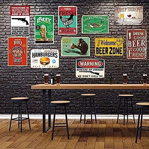 Laroom Warning Keep Gate Closed No Matter What The Donkeys Say House Funny Garden Yard Floral Home Decor New House Metal Tin Sign Poster Wall Plaque 8x12 Inch, White