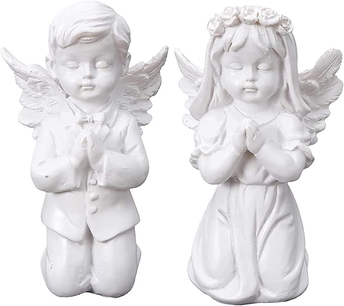 Garden Ornaments Decor Statue Outdoor,Abstract Unique Statue Sculpture Creative Outdoor Garden Courtyard Statue Decoration Ornament,Miniatures Angel Statue Outdoor Figurine Home Garden Decor