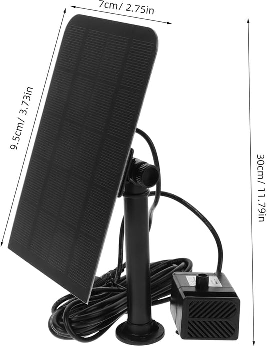 BESPORTBLE Solar Fountain Pump 2.5w for Pond Bird Bath Garden Solar Panel for Outdoor Lights Easy Setup Decorative Water Feature