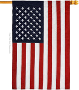 Marine Corps House Flag - Pack Armed Forces USMC Semper Fi United State American Military Veteran Retire Official USA Embroidery - Banner Small Garden Yard Gift Double-Sided Made in 28 X 40