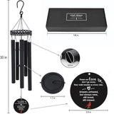 Cardinal Memorial Wind Chimes for Outside,Sympathy Windchime for Loss of Loved One,Sympathy Memorial Gifts in Memory of Mother Father Mom Husband Dad Son,Bereavement Wind Chimes Outdoor Deep Tone