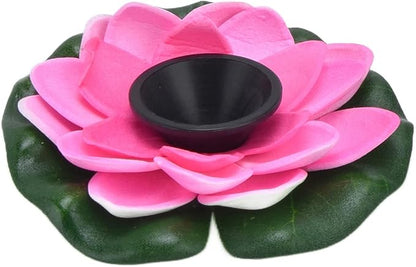 Solar Powered Fountain Water Pump, Floating Mini Solar Fountain with 4 Spray Styles, 16cm Diameter - Environmentally Friendly, Easy Setup, Ideal for Birdbaths Garden Ponds (Lotus 2)