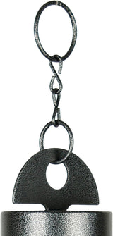 Woodstock Chimes Heroic Windbell Wind Chime for Outside 24" Medium Grey,Deep Tone Sound, Outdoor Decor for Patio, Porch, Garden HWMAS