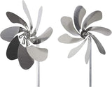 Retro Garden Spinner 360 Degree Rotation Metal Willdmill for Outdoor Yard Garden Sculptures Decoration