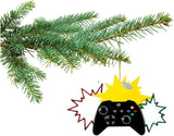 Gamer Ornaments for Christmas Tree, Gamer Tree Ornaments, Video Game Controller, Gaming Ornament and Video Game Controller - to Be Personalized at Home, with Year Hangtag - Comes in Gift Box