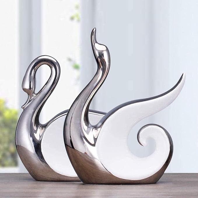 Garden Ornaments Decor Statue Outdoor,Desktop Sculpture Statue 2PCS Home Decoration Room Decor Crafts Stunning Creative Abstract Figurine Desktop Furnishings Garden Gifts Sculpture Statue