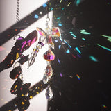 Dragonfly Crystal Suncatcher for Window Hanging - AB Colored Prism Rainbow Maker Ornament for Home Patio Garden Car Decor