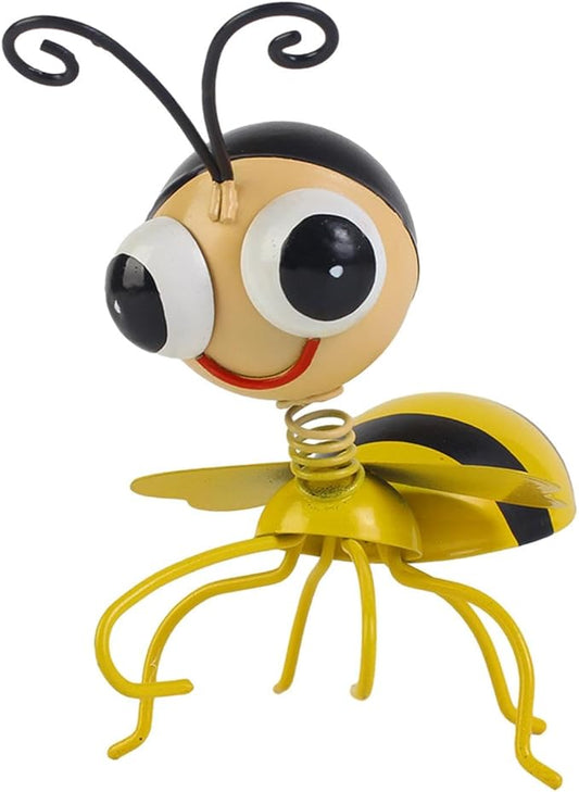 Hanging Animal Statue Outdoor Garden Statue Iron for Friends and Family Pot Decoration for Home Garden Patio, Bee