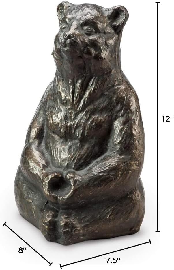 SPI Meditatiing Yoga Bear Garden Sculpture