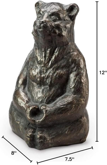 SPI Meditatiing Yoga Bear Garden Sculpture