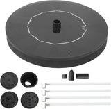 Solar Fountain Pump Water Spray Kit with 7 Nozzles for Bird Bath Garden