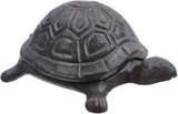 4.41" Cast Iron Turtle Key Hider Spare Key Holder Garden Decoration Turtle Jewelry Trinkets Box,Iron-color