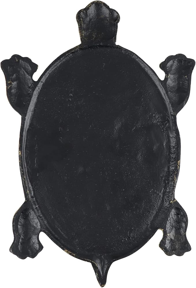 MDLUU Turtle Stepping Stone, Cast Iron Flagstone, Decorative Tortoise Stepping Stone for Garden Walkway, Flower Bed (Bronze)
