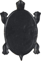 MDLUU Turtle Stepping Stone, Cast Iron Flagstone, Decorative Tortoise Stepping Stone for Garden Walkway, Flower Bed (Bronze)