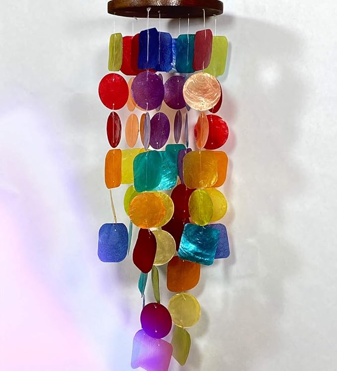 Chesapeake Bay LTD. 26" L Capiz Shell Windchime Mulit Colored 10705