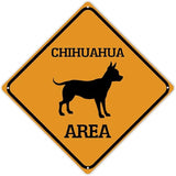 Chihuahua Crossing Xing Sign Beware of Chihuahua Dog Metal Sign Chihuahua Funny Warning Sign Crossing Zone Sign for Farm Yard Front Door Indoor Outdoor Street Sign 12x12in