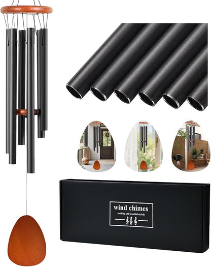 Wind Chimes for Outside,Soothing Melodic Tones Windchimes for Outdoor, Garden, Patio Decoration, Memorial Wind Chime for Mother’s Day Mom Women Grandma Neighbors Unisex