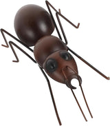 OSALADI Large Iron Craft Ant Statue Ornament for Garden Balcony Lawn Decoration Handcrafted Metal Figurine with Fine Texture Cartoon Style Tabletop Adornment for Outdoor Patio