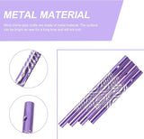 EXCEART Wind Chime Tubes Metal DIY Wind Chime Supplies 24Pcs Pre-Drilled Metal Tubes for Outdoor Garden Decor Craft Making 4.72X0.39In