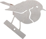 Abaodam Garden Decor Iron Ornament Outdoor Landscaping Ornament Rustic Bird Art