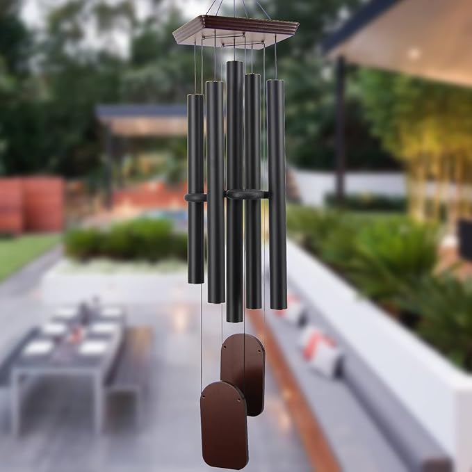 Extra Large Sympathy Wind Chimes for Outside Deep Tone, Memorial Windchime Outdoor Tuned Soothing Melody,48 Inches Large Windchime Memorial Gift for Loss of Loved One,Garden Patio Yard Hanging Decor