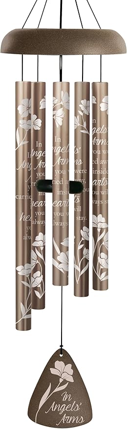 Carson 30" 'Angels' Arms' Memorial Wind Chime- Garden/Patio/Porch Outdoor Decor