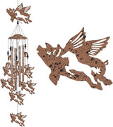 37" Flying Pigs Wind Chimes for Garden,Home,Balcony,Yard,Outdoor Decor, Sympathy Wind Chimes, Wind Catcher, Blessing Wind Bell, Pig Ornament Gifts for Mom, Pig Lovers,Grandma, Family, Women, Friend