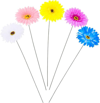 Levemolo 5pcs Decorative Garden Stakes for Outdoor Pathway and Patio Decor Lawn Adornment for Housewarming and Mother Day