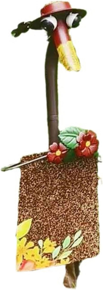 Metal Shovels with Outdoor Garden Art Statues Ornament for Home Farmhouse Sculpture Decor Housewarming Present Housewarming Gift Farmhouse Couple Figurines Iron Shovel Ornaments Cute
