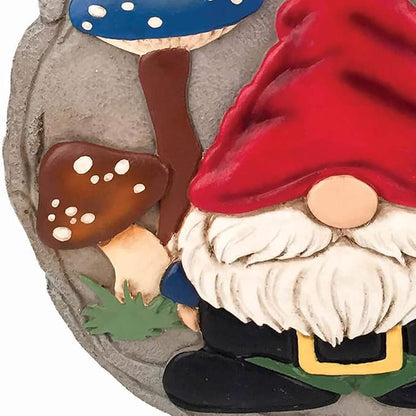Spoontiques - Garden Décor - Gnome Stepping Stone - Decorative Stone for Garden