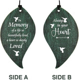ASTARIN Memorial Custom Wind Chimes for Loss of Loved One, Wind Chimes for Patio Yard Decor, 24'' (Condolences-3)