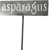 Classic Metal Garden Markers 19 Inches Tall (asparagus, Raw, Unfinished Steel (will rust with time))