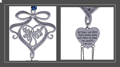 A Gift from Heaven Windchime Reminds us of a Loved One Passed- Every Breeze Reminds us of Spouses,Parents, Children, Pets Who Have Passed & This Chime is Their Way of Hugging Us from Beyond 8X 2 x 5