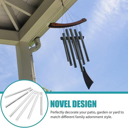 balacoo Aluminum Wind Chime Tubes 15Pcs Medium Sized Metal Pipes 2.75In DIY Outdoor Wind Chime Supplies for Garden Patio Decoration