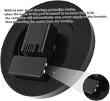 Solar-Powered Garden Fountain Decorative Aerator for Pool Led Water Pump Protection Easy to Install