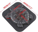 Stepping Stone Mold Turtle Shaped Concrete Cement Mould DIY Walk Maker Path Maker Mold for Garden Lawn Driveway Paving Paver Black