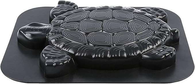 Turtle Stepping Stone Mold, Tortoise Shape Concrete Cement Mould Walk Maker, DIY Stepping Stone, Decorative Flower Garden Lawn Decor Tortoise Concrete Mould 15.75 "x 13.39" x 1.5 "