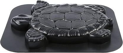 Turtle Stepping Stone Mold, Tortoise Shape Concrete Cement Mould Walk Maker, DIY Stepping Stone, Decorative Flower Garden Lawn Decor Tortoise Concrete Mould 15.75 "x 13.39" x 1.5 "