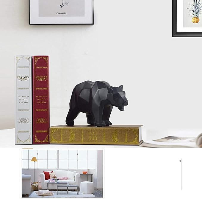 Garden Ornaments Decor Statue Outdoor,Abstract Unique Statue Sculpture Creative Outdoor Garden Courtyard Statue Decoration Ornament,Modern Abstract Sculpture Bear Resin Statue Animal