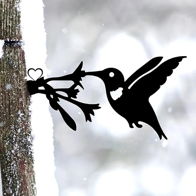 Bird Yard Decor Metal Stakes,Garden Art,Tree Stake,Outdoor Statues for Yard Art,Patio,Lawn Decor