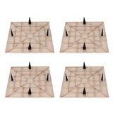 Keenso Unique Textured Stepping Stones, Weatherproof Garden Decoration for Outdoor Walkways (Beige)
