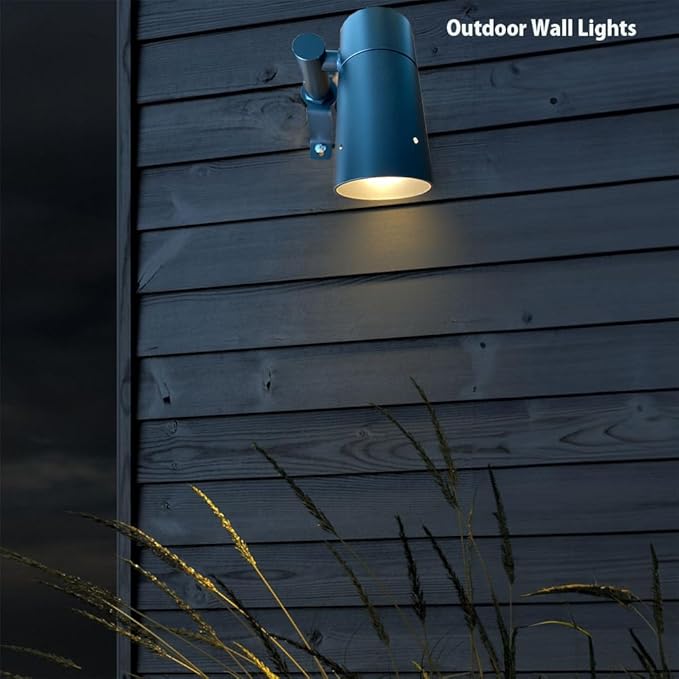 Landscape Lighting Tree Light Outdoor Moonlight,Replaceable Low Voltage MR16 LED Aluminum Housing for Directional Wall Patio Mounted Post Fence Lights Bronze Finish 4 Packs