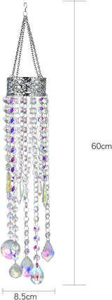 Crystal Chandelier Suncatchers for Indoor Windows Hanging Sparkly Decorations with Prism Beads Sun Catcher Rainbow Maker Home Decor